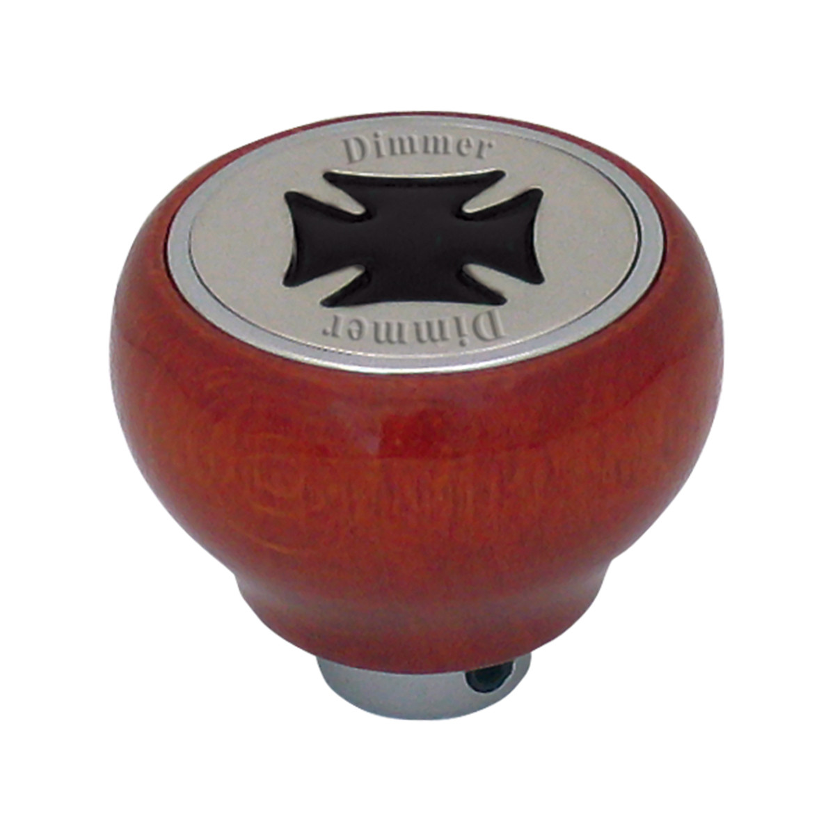 Iron Cross Wood Dashboard Knob in Assorted Color