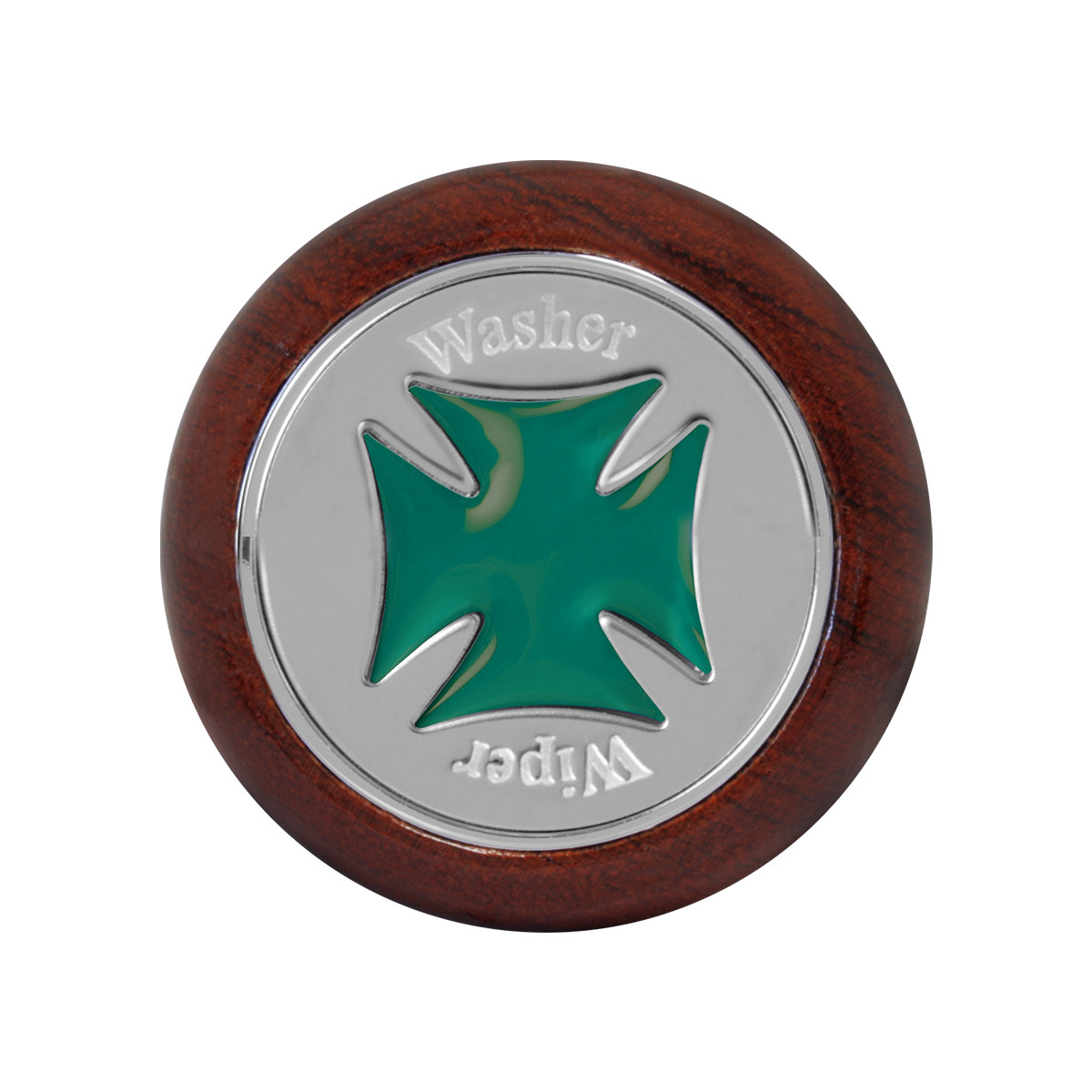 Iron Cross Rosewood Dashboard Knob in Assorted Colors - Thumbnail 2