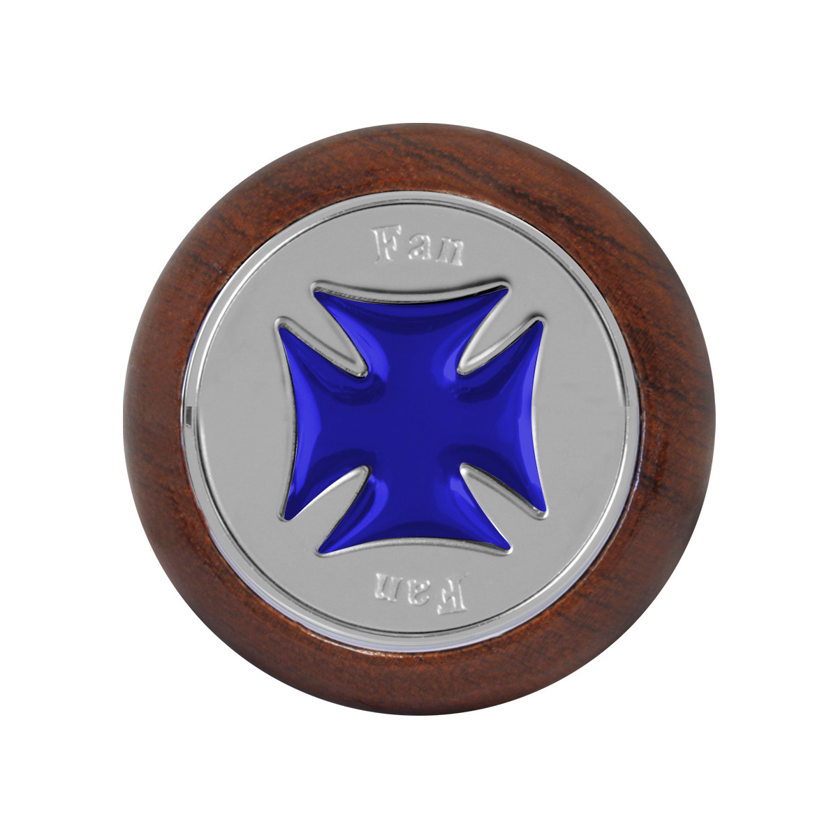 Iron Cross Rosewood Dashboard Knob in Assorted Colors - Thumbnail 2