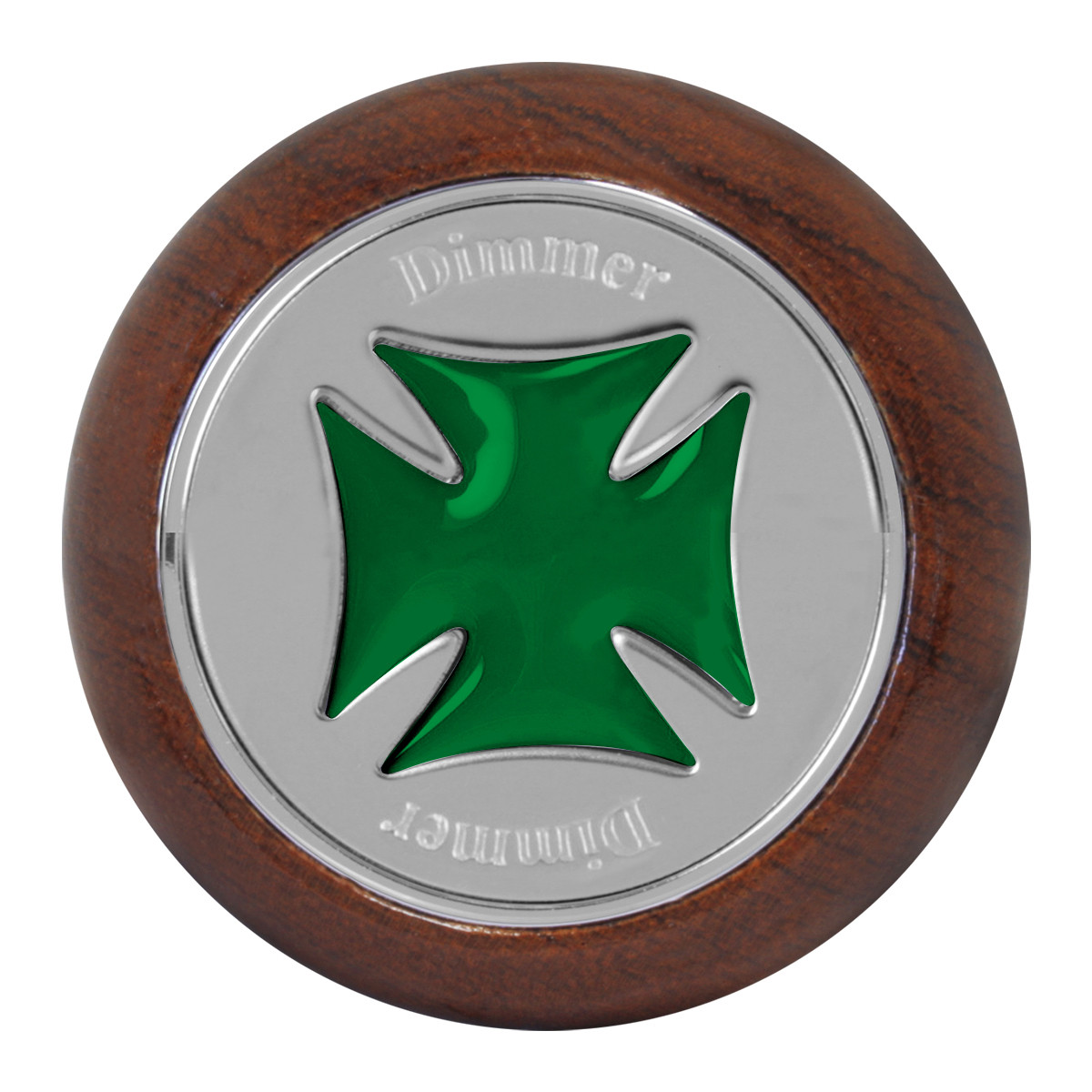 Iron Cross Rosewood Dashboard Knob in Assorted Colors - Thumbnail 2