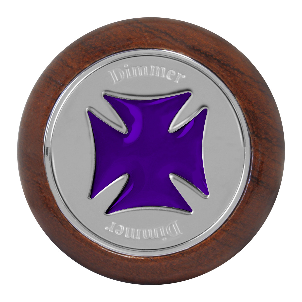 Iron Cross Rosewood Dashboard Knob in Assorted Colors