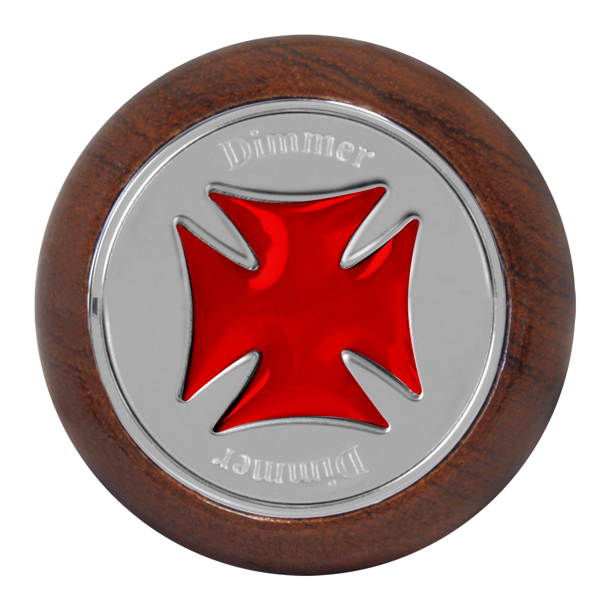 Iron Cross Rosewood Dashboard Knob in Assorted Colors
