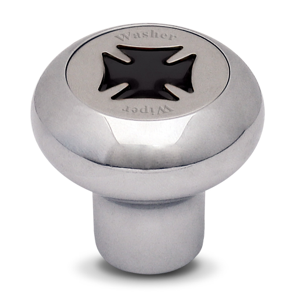 Iron Cross Chrome Dashboard Knob in Assorted Colors