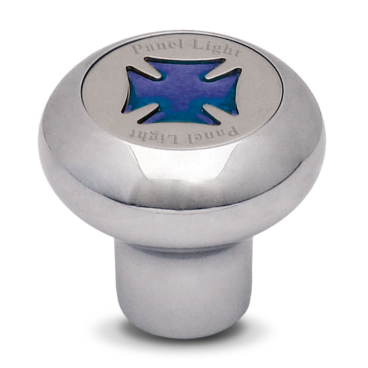 Iron Cross Chrome Dashboard Knob in Assorted Colors