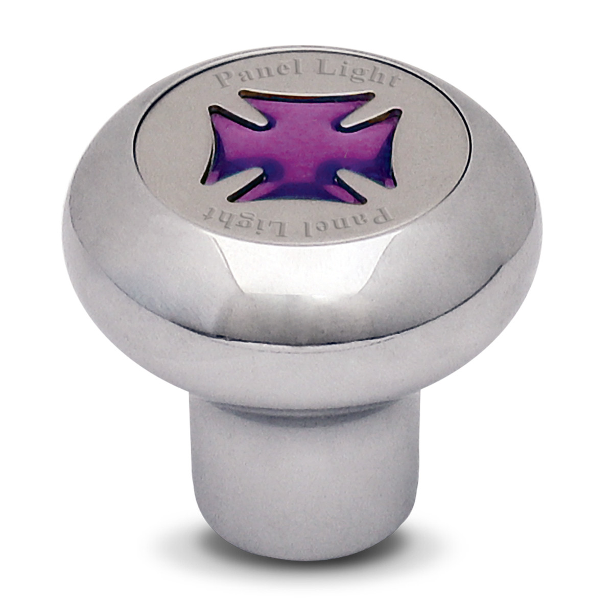 Iron Cross Chrome Dashboard Knob in Assorted Colors - Thumbnail 2