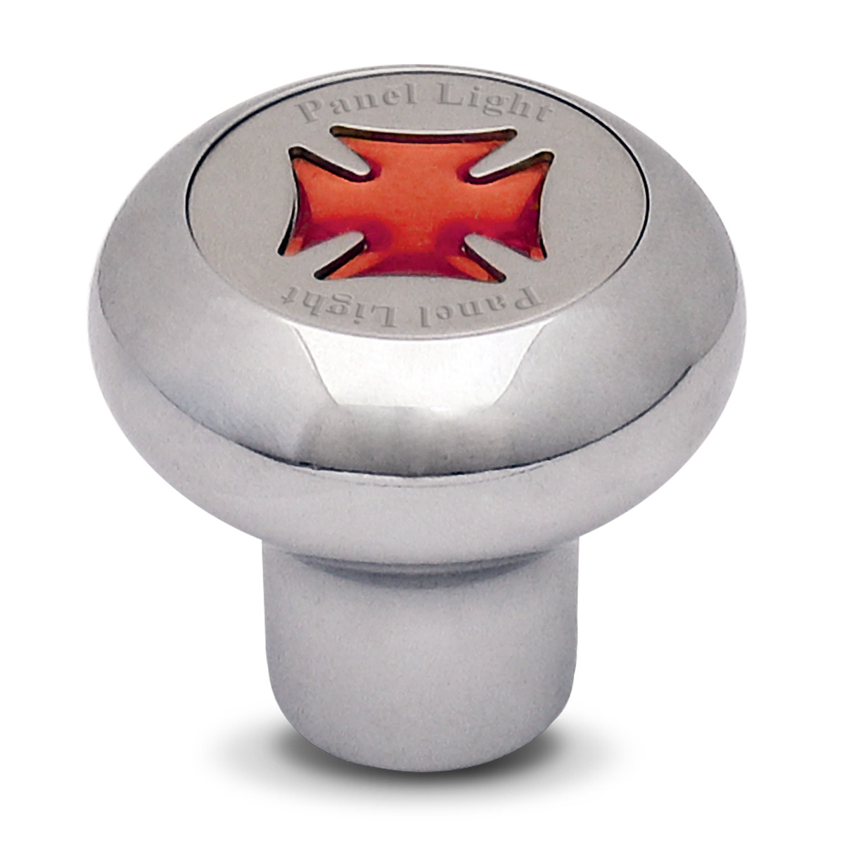 Iron Cross Chrome Dashboard Knob in Assorted Colors