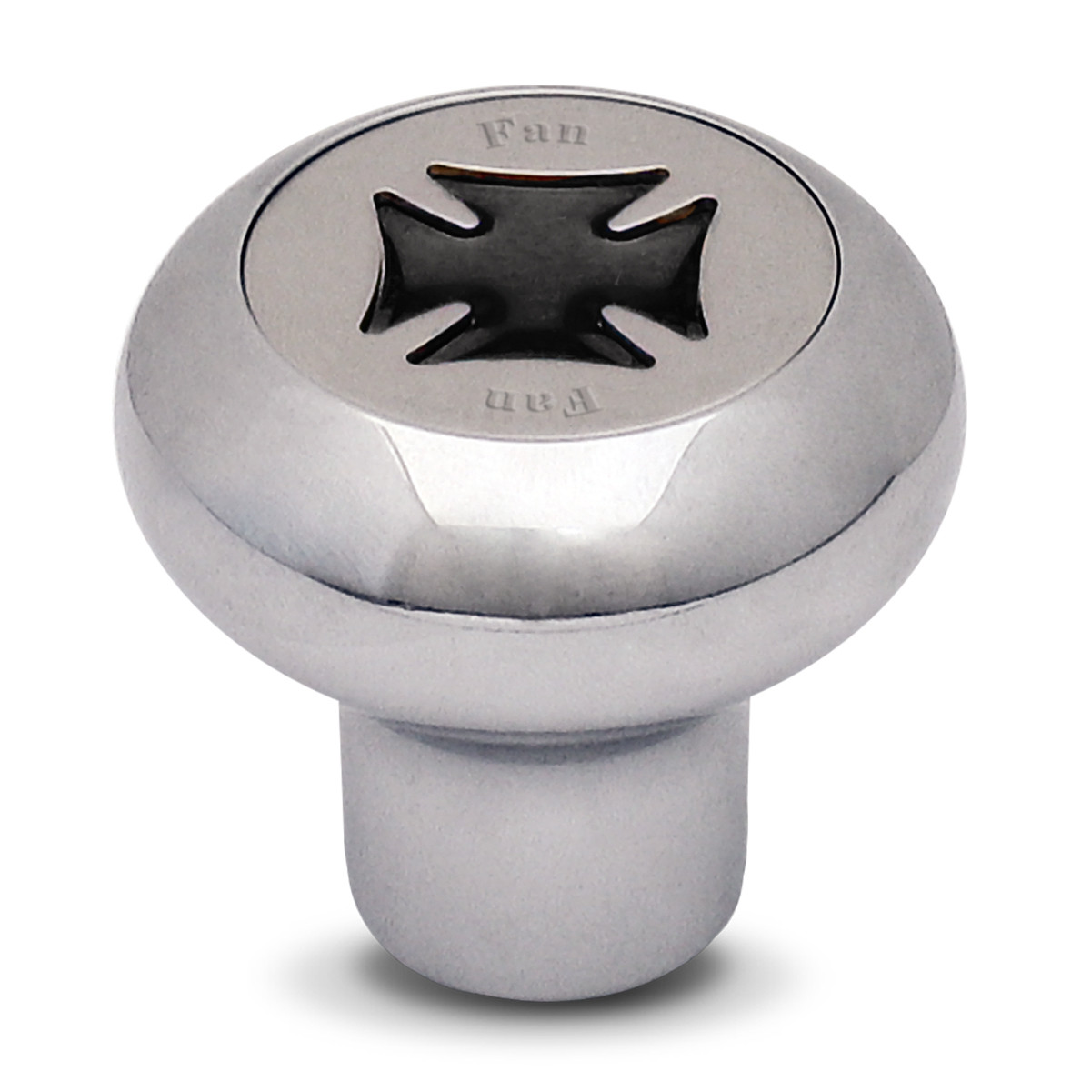 Iron Cross Chrome Dashboard Knob in Assorted Colors - Thumbnail 2