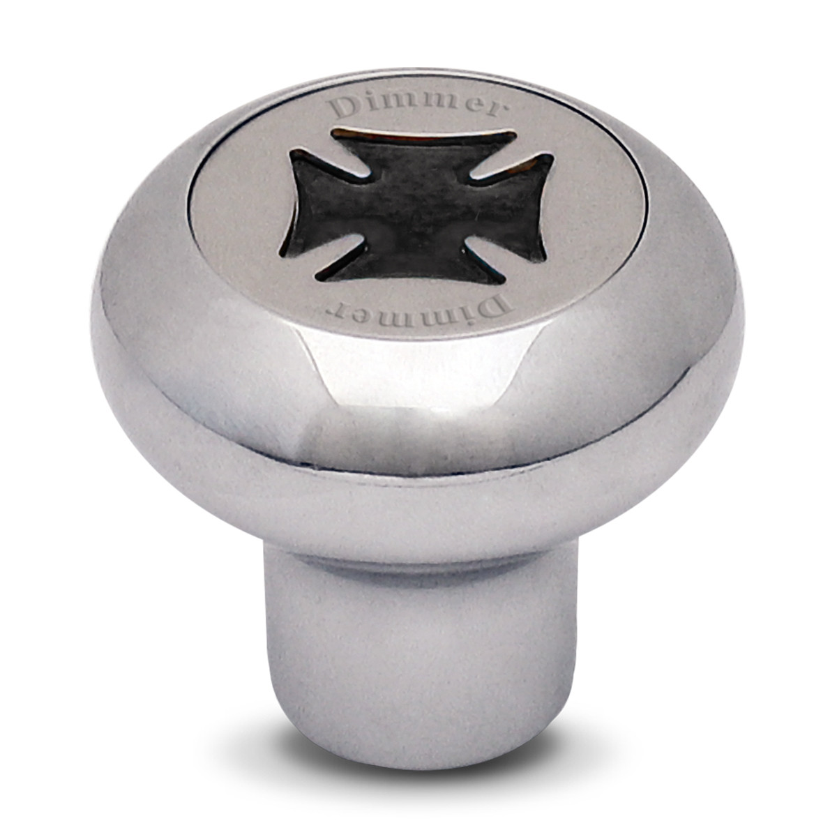 Iron Cross Chrome Dashboard Knob in Assorted Colors - Thumbnail 2
