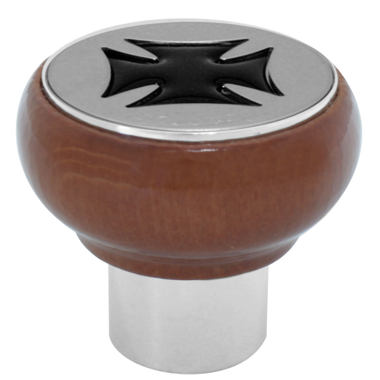 Iron Cross Wood Air Valve Knob in Assorted Colors - Thumbnail 2