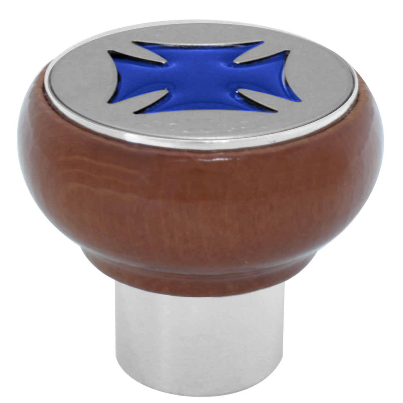 Iron Cross Wood Air Valve Knob in Assorted Colors - Thumbnail 2