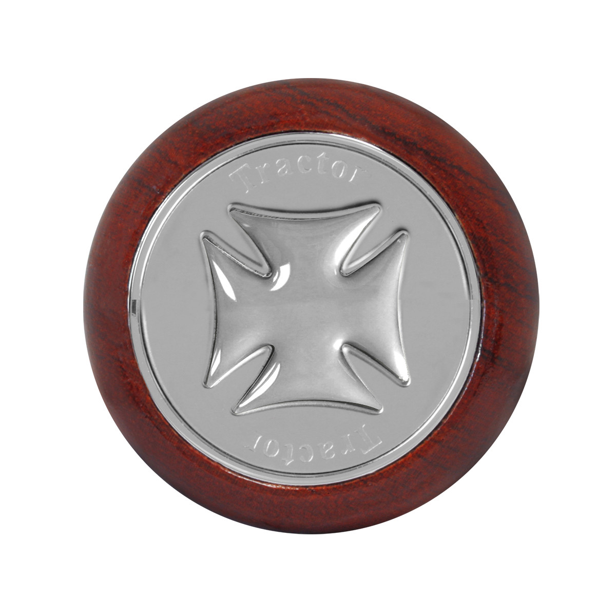 Iron Cross Rosewood Air Valve Knob in Gold/Silver