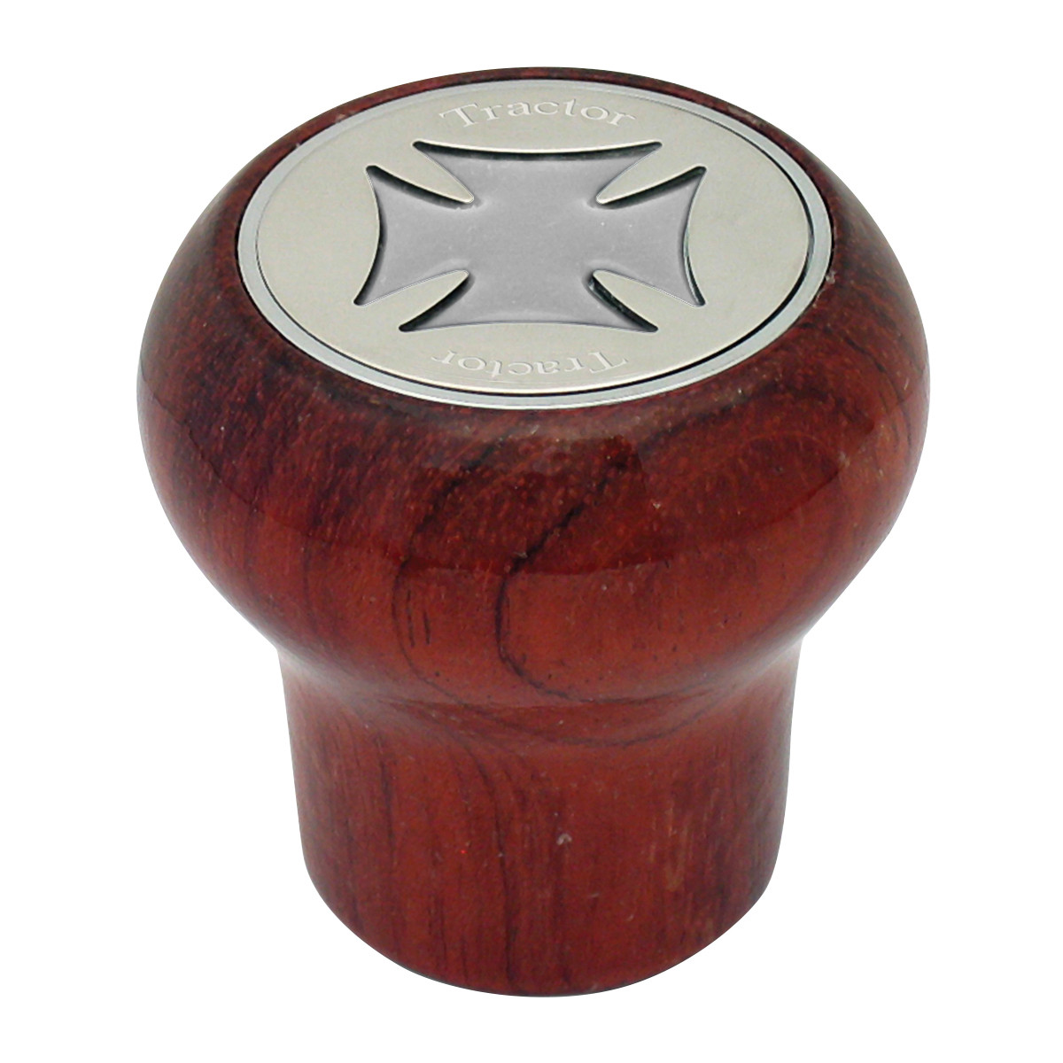 Iron Cross Lg Rosewood Air Valve Knob in Gold/Silver - Thumbnail 2