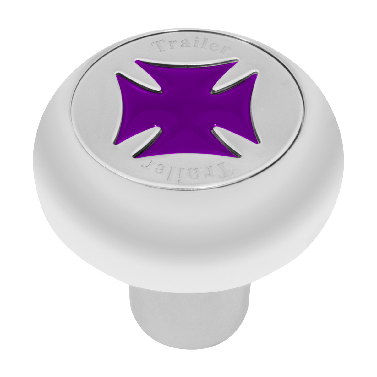 Iron Cross Chrome Air Valve Knob in Assorted Colors
