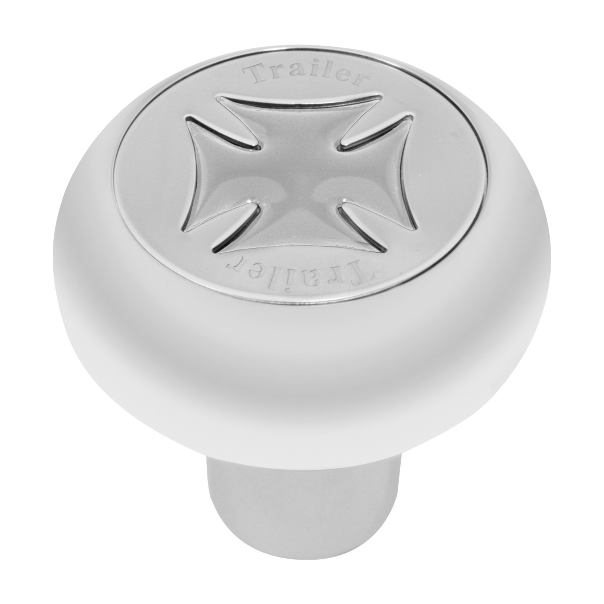 Iron Cross Chrome Air Valve Knob in Gold/Silver