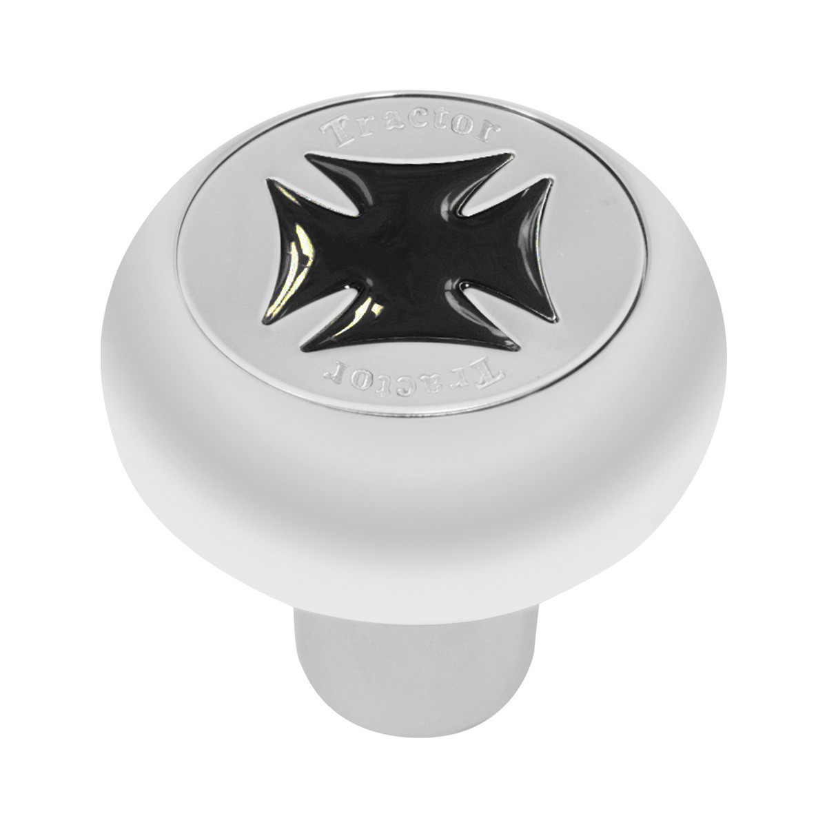 Iron Cross Chrome Air Valve Knob in Assorted Colors