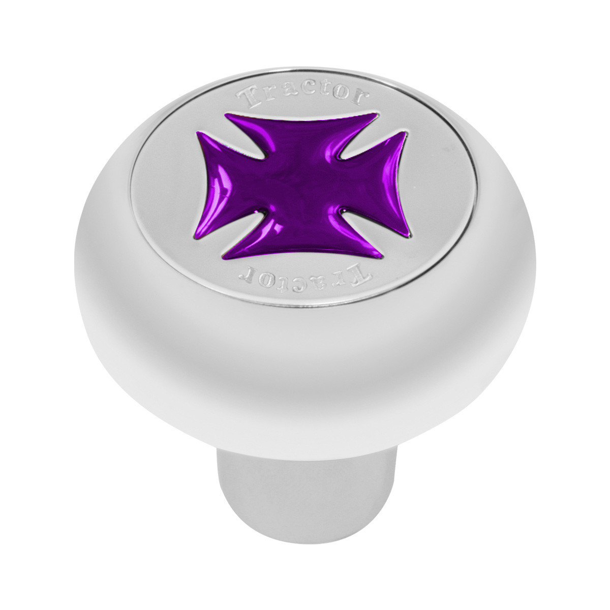 Iron Cross Chrome Air Valve Knob in Assorted Colors