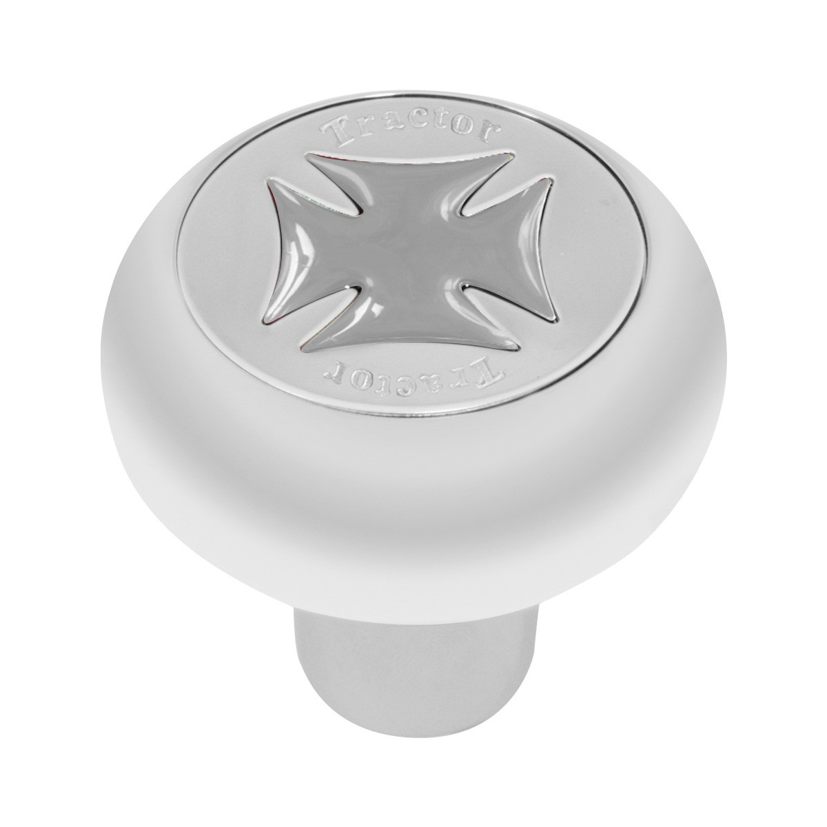 Iron Cross Chrome Air Valve Knob in Gold/Silver