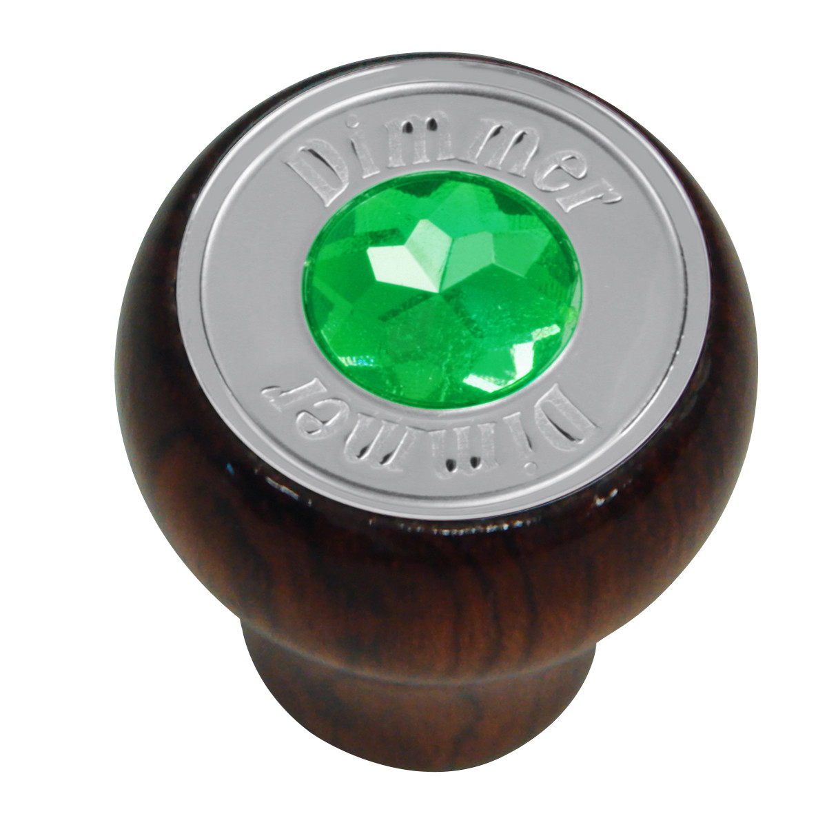Rosewood Dashboard Control Knob with Crystal - Thumbnail 2