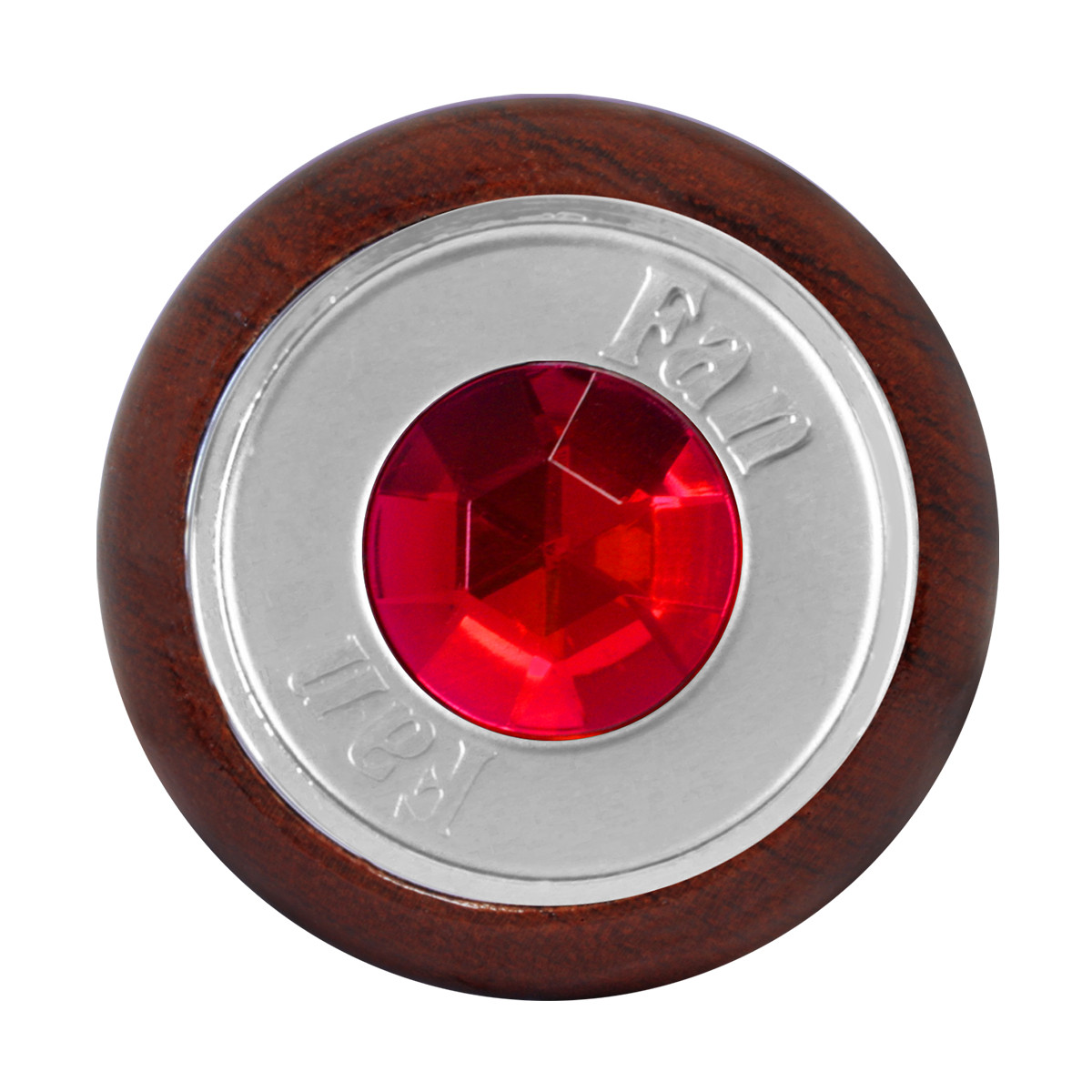 Rosewood Dashboard Control Knob with Crystal - Thumbnail 2