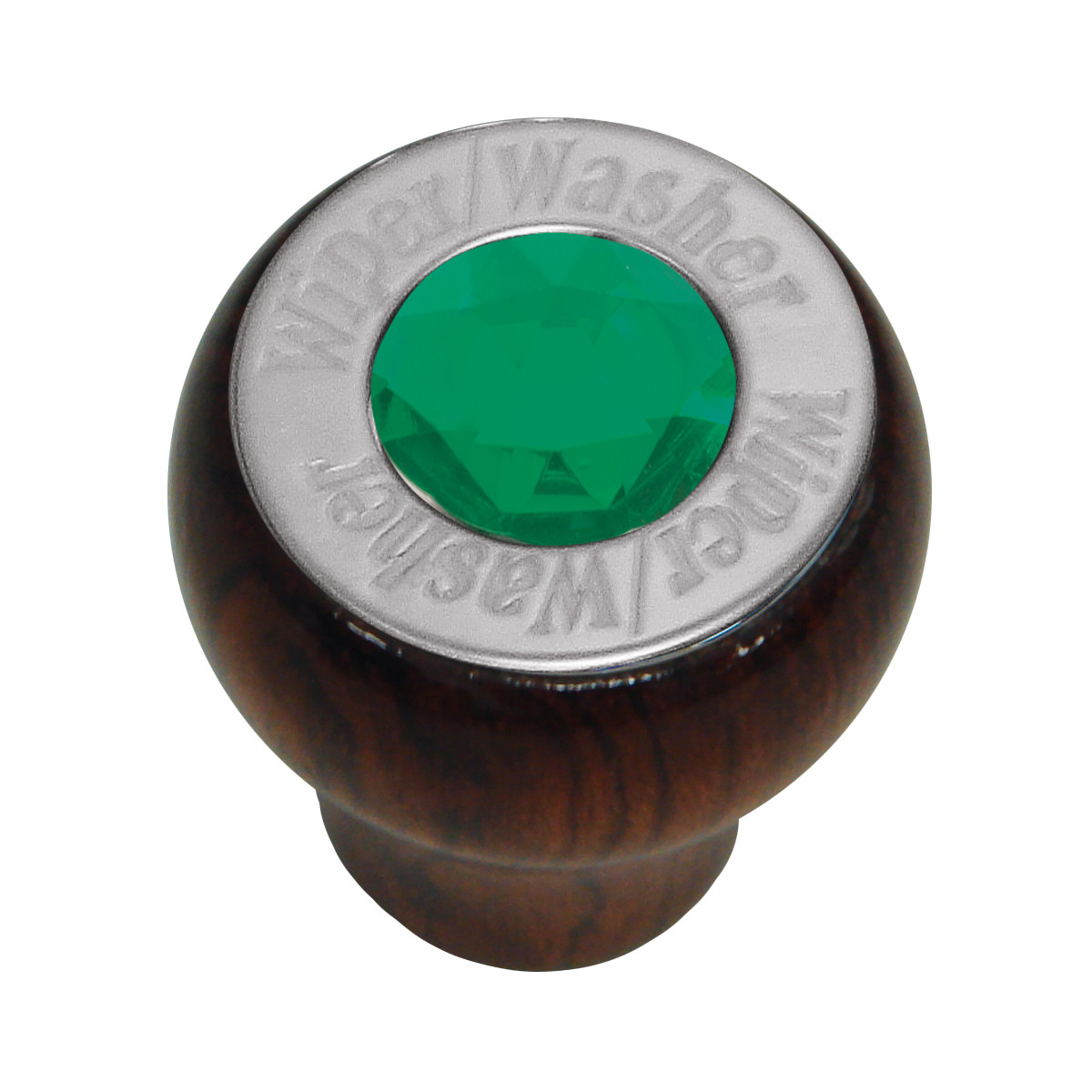 Rosewood Dashboard Control Knob with Crystal - Thumbnail 2