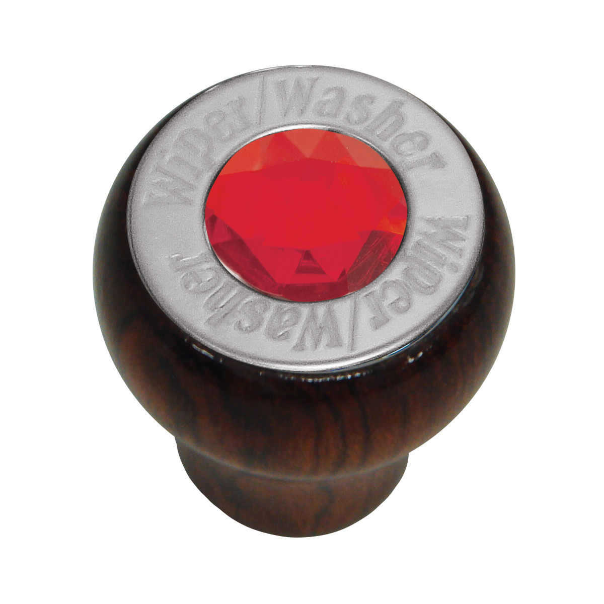 Rosewood Dashboard Control Knob with Crystal