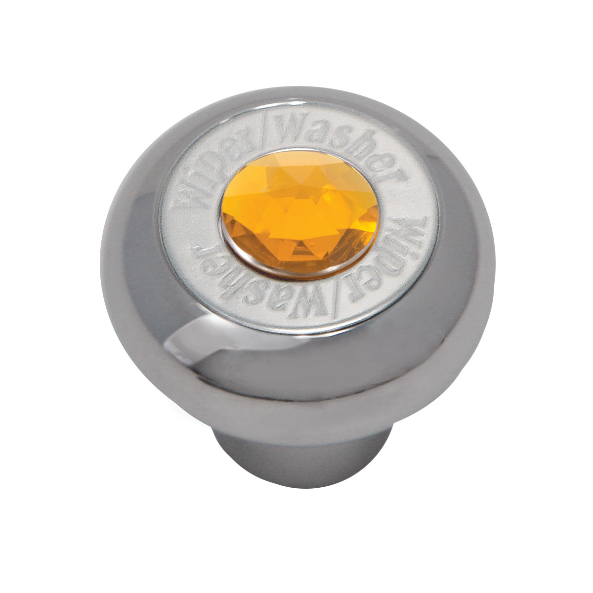 Chrome Plated Dashboard Control Knob with Crystal
