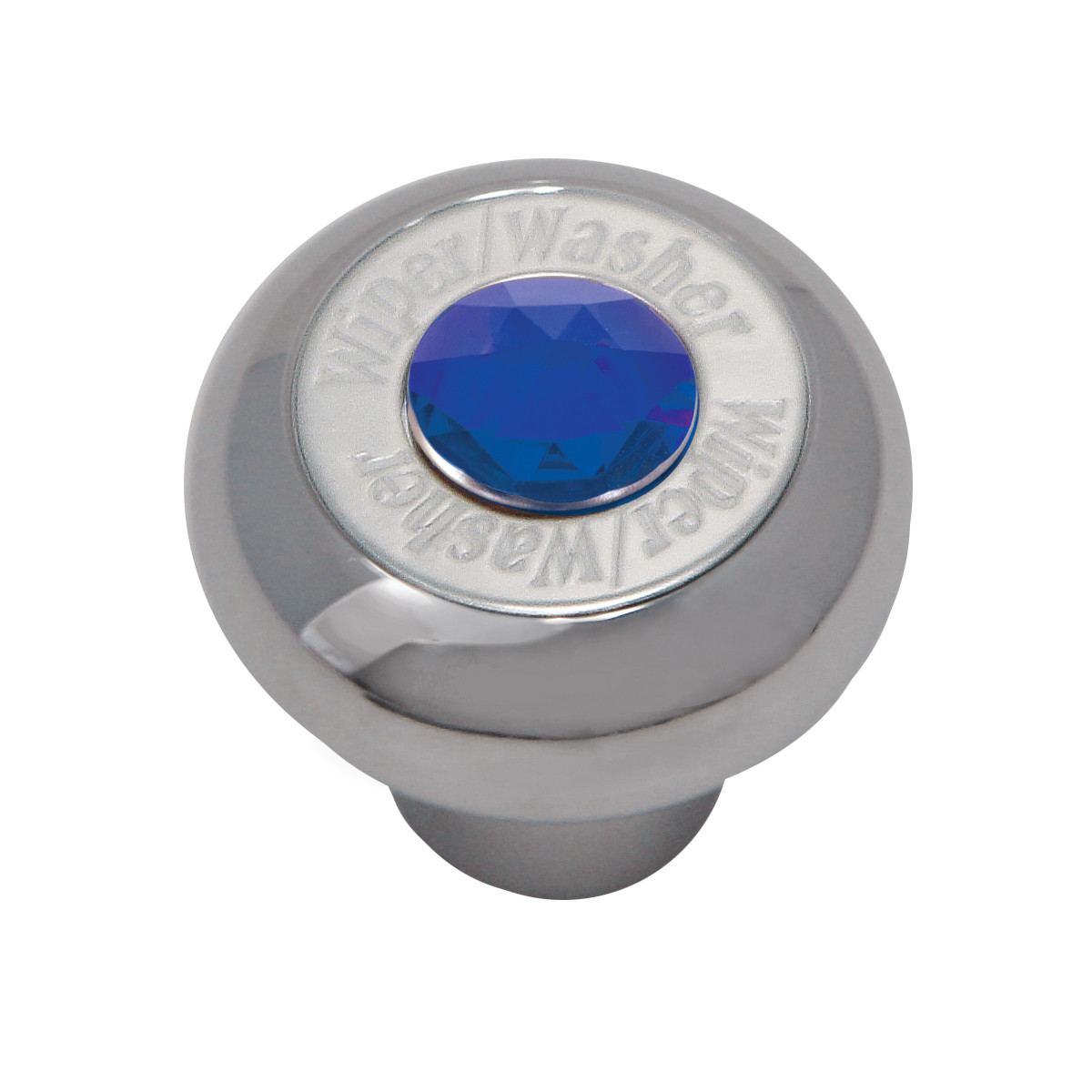 Chrome Plated Dashboard Control Knob with Crystal - Thumbnail 2