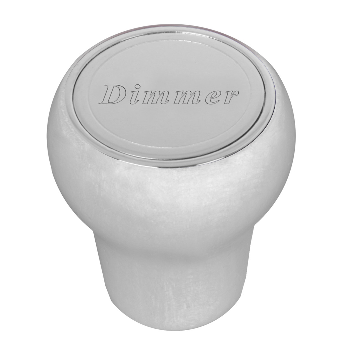 Rosewood and Chrome Plated Dashboard Control Knob