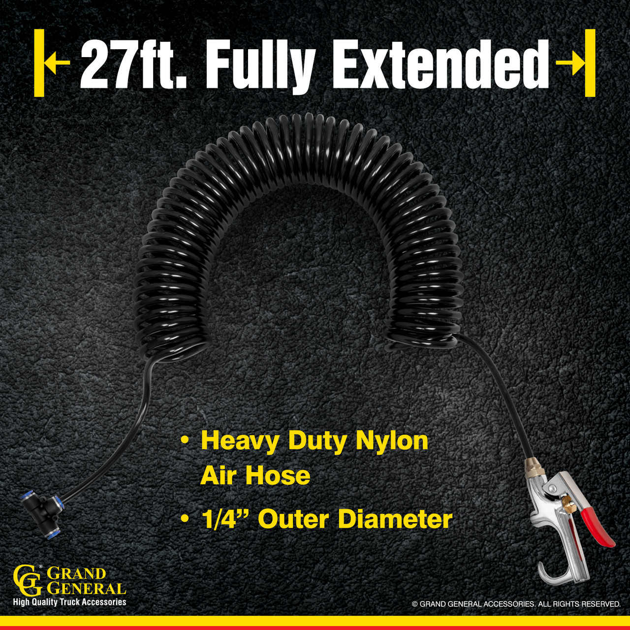 Heavy Duty Truck Air Seat Blow Gun Kit - Thumbnail 2