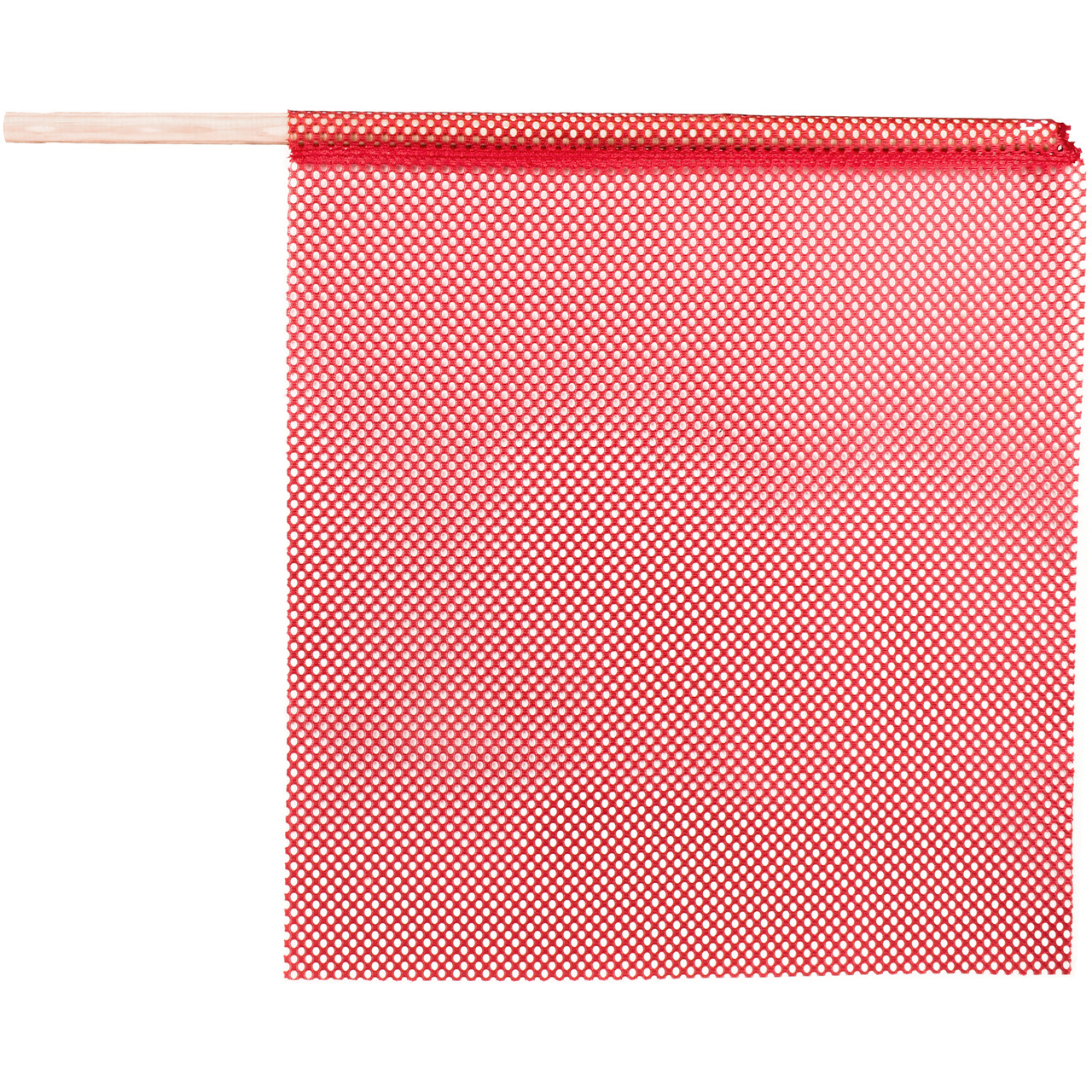 Red Mesh Safety Flag