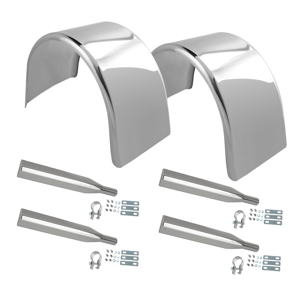 430 Stainless Steel Single Axle Fender Kit