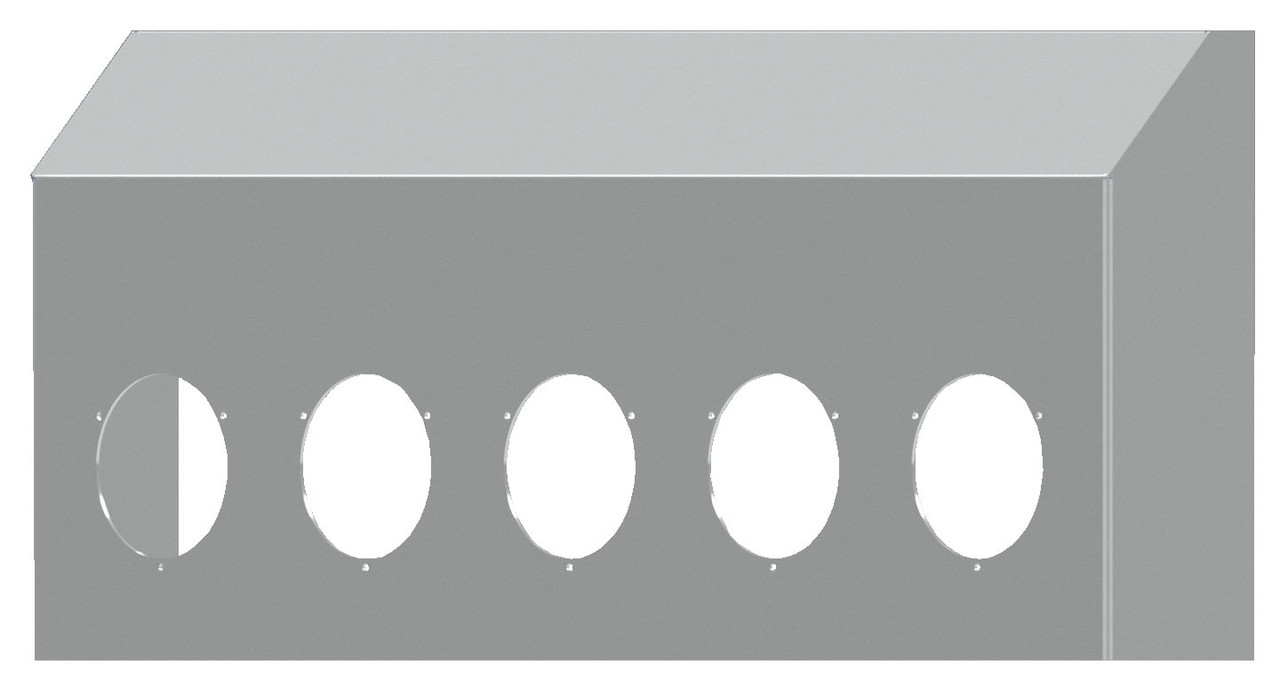 Peterbilt 389 Shock Box Cover - 45 Degree Top Design - Thumbnail 4
