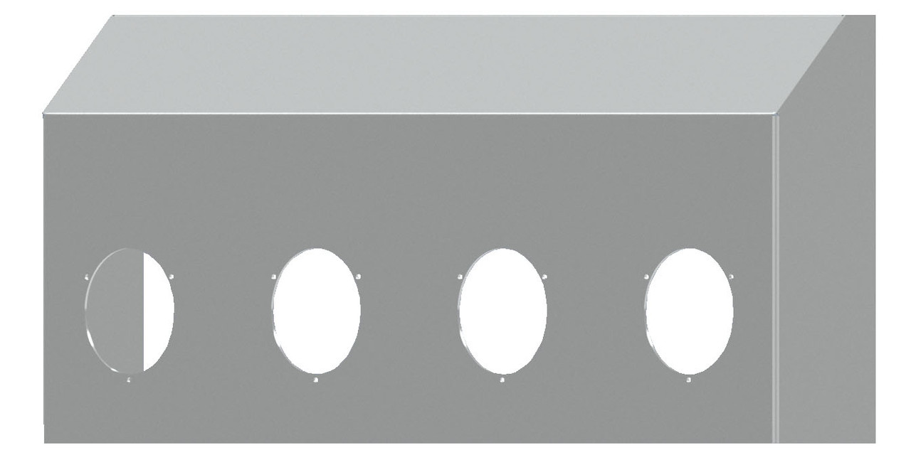 Peterbilt 389 Shock Box Cover - 45 Degree Top Design - Thumbnail 5