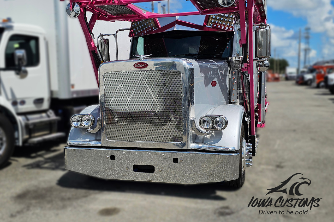 Grill Insert for Peterbilt 389 & 589 - Peterbilt Oval - Thumbnail 6