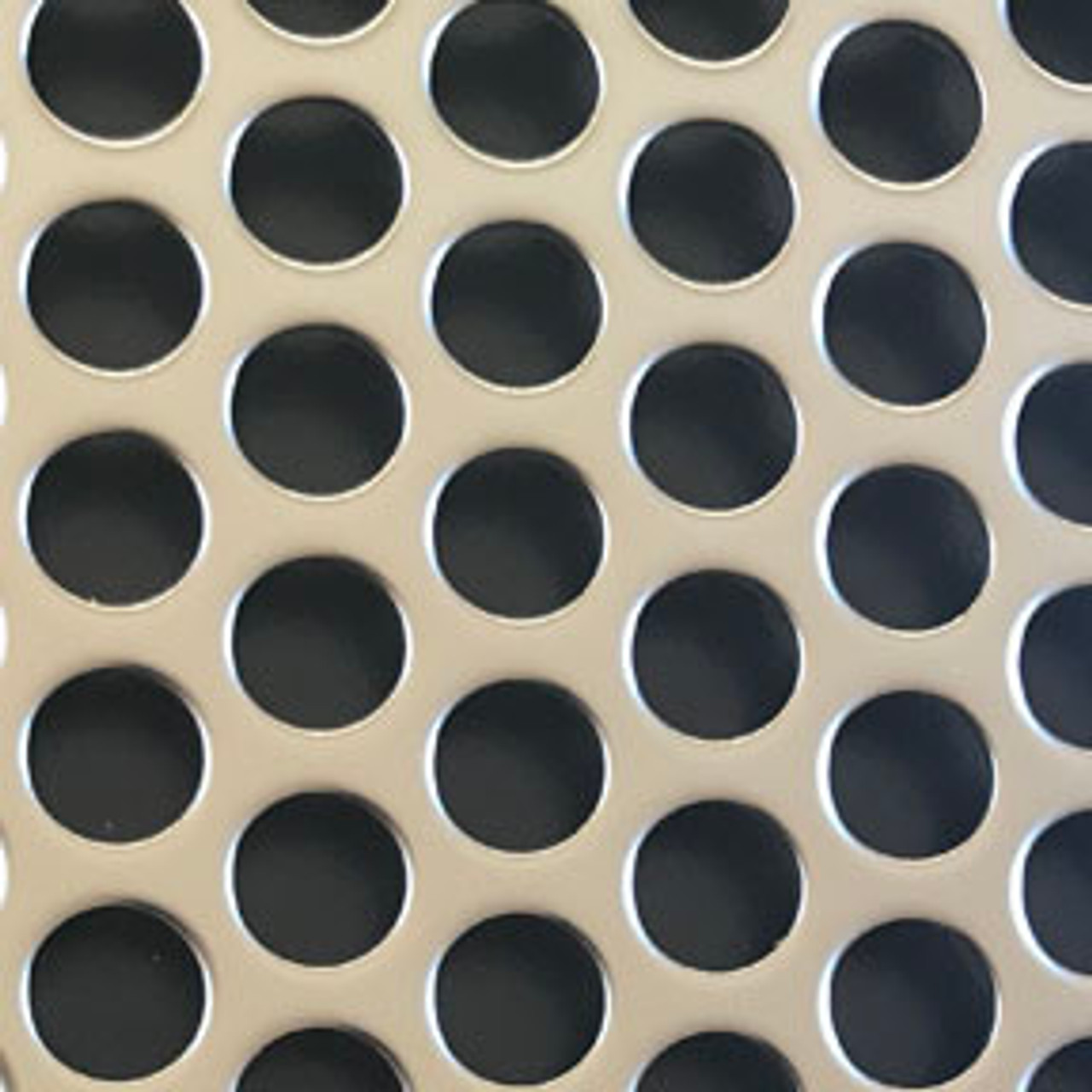 Grill Insert for Peterbilt 389 & 589 - 3/8" Round Hole with Triple Diamond Design - Thumbnail 2