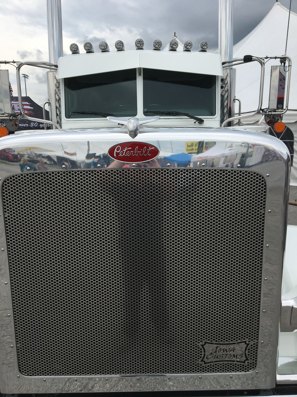 Windshield Trim Kit for Peterbilt - #8 304 Polished Stainless Steel