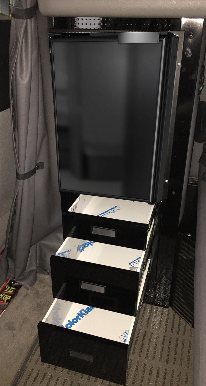 Refrigerator Kit - Drivers Side Installation - Fits Peterbilt 379, 386, 389 - Refrigerator Included - Thumbnail 2