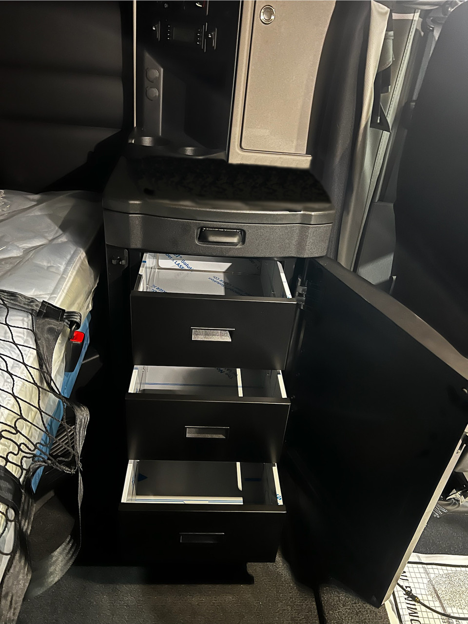 3-Drawer Storage Solution Kit - Fits Peterbilt 589 - Passenger Side - Thumbnail 3