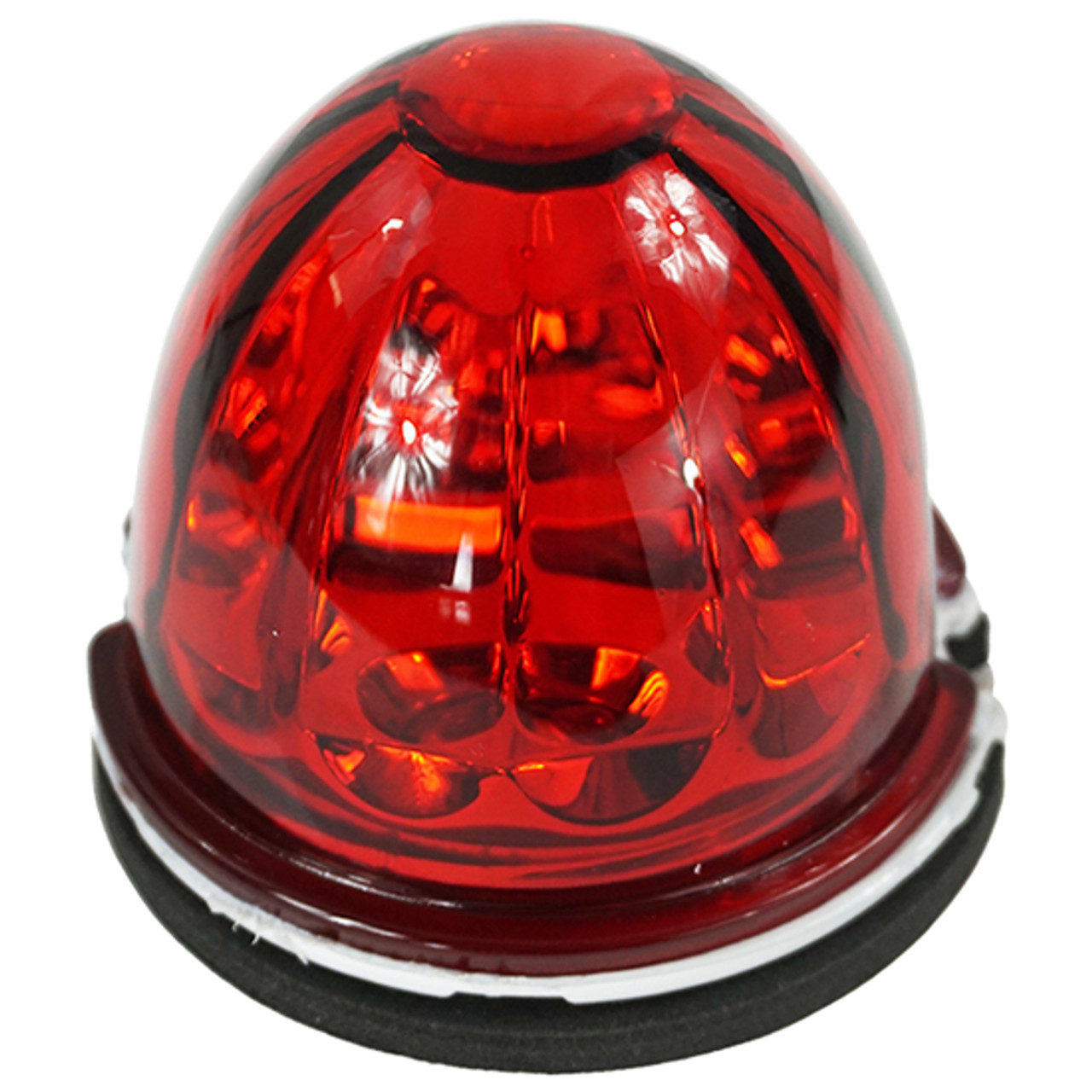 Legendary Glass 1-1/2 Inch Watermelon Red-Red LED - Stud Mount - Thumbnail 3