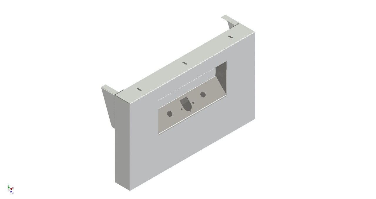 Rear Center Panel With Airline Box - 20" Drop - Trailer Air & (2) 7-Ways with No Lights - Thumbnail 2