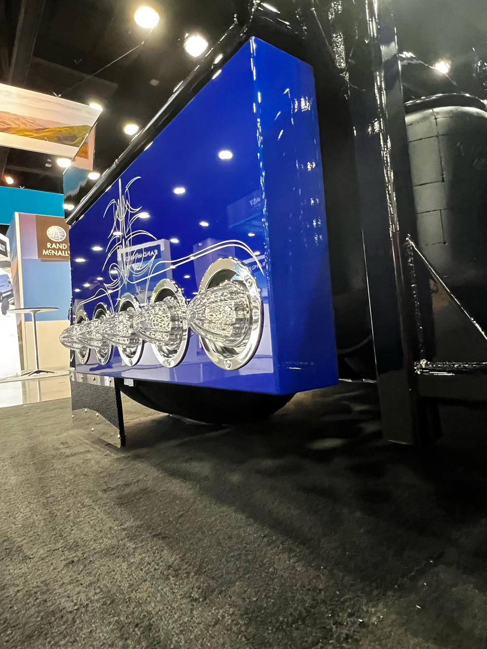 Rear Center Panel - 16" Drop - (4) 4" Light Holes