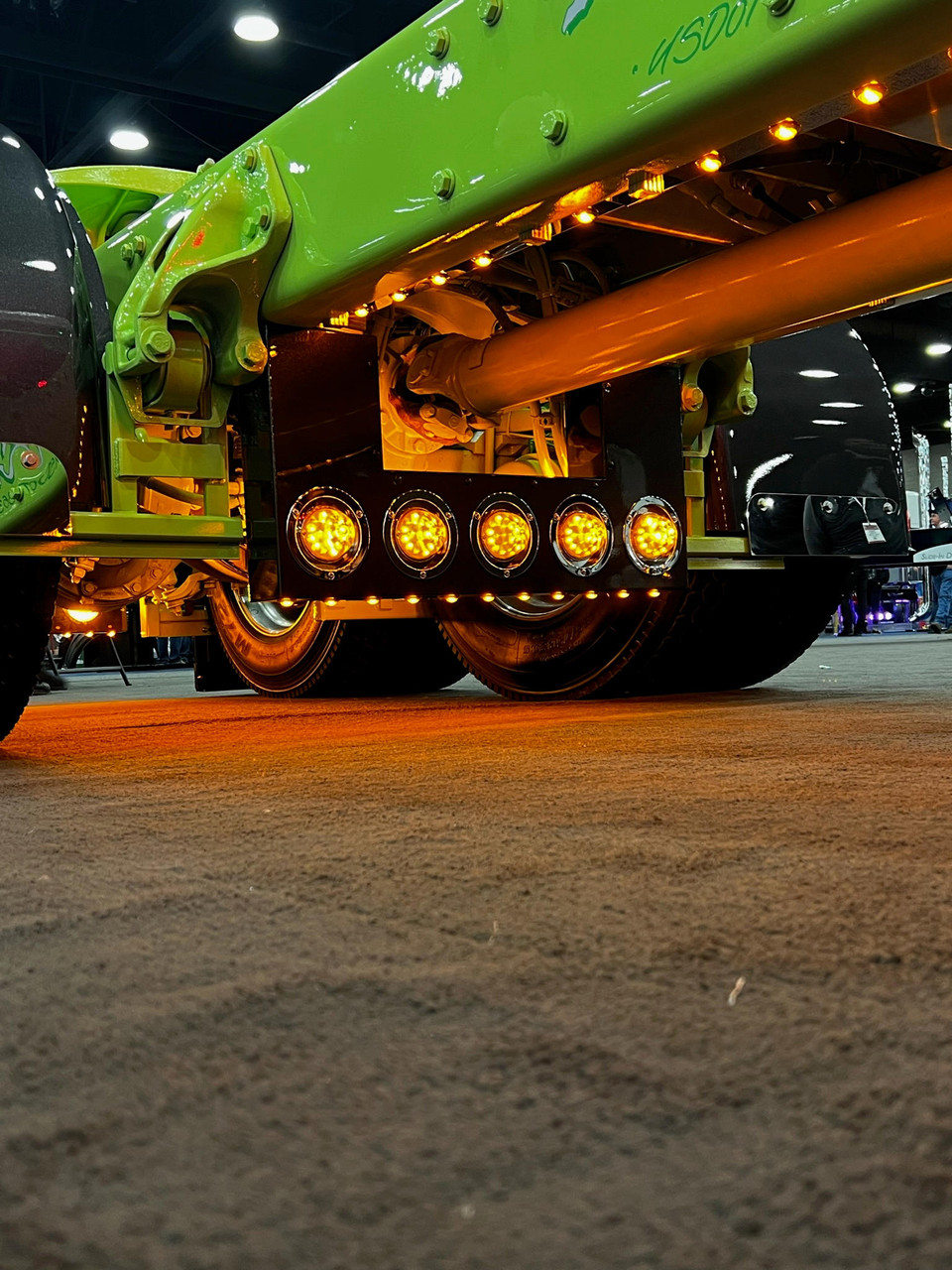 Front Drive Axel Filler Panels - (5) 4" Light Holes  on Front Panel, No Lights on Rear Panel, No Lights on Bottom - Thumbnail 4