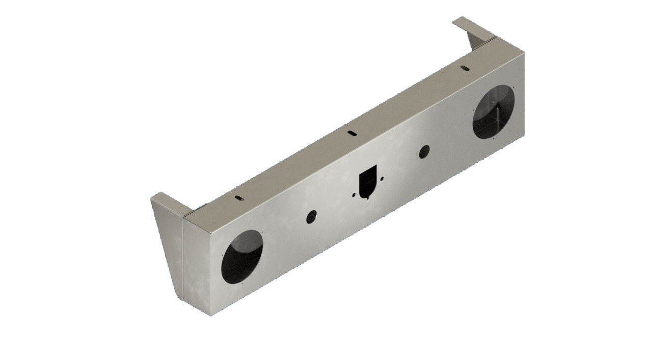 Light Bar - 33" x 8-1/2" - (2) 4" Light Holes and Trailer Air with (1) 7-Way Hookup - Thumbnail 2