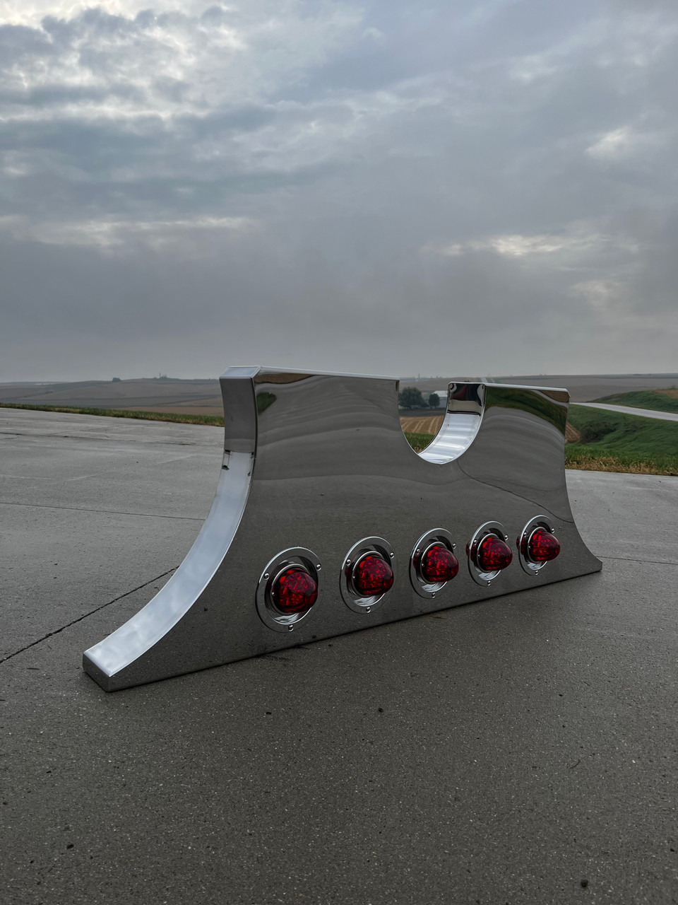 Fuel Tank I-Panel - 5 - 4" Lights in Body & 4 - 4" Lights in Back Panel - Thumbnail 2