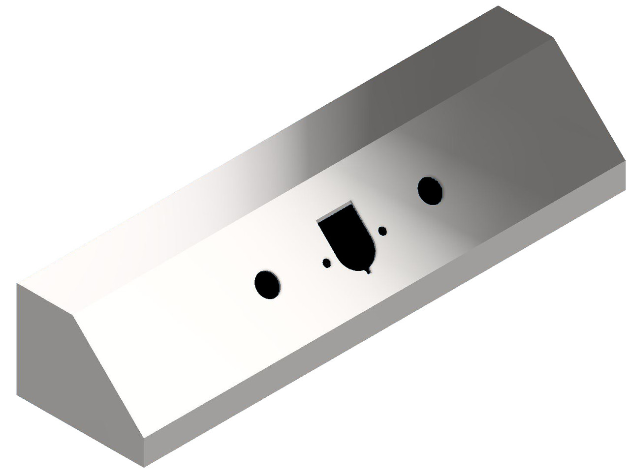 On-Top Airline Box - Trailer Air, (1) 7-way & (2) 4" light holes - Thumbnail 3