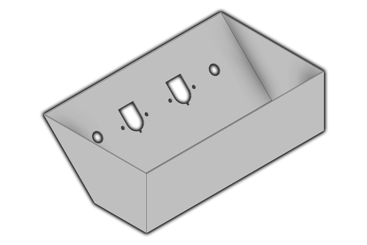 Recessed Airline Box - 45° Front - Thumbnail 7