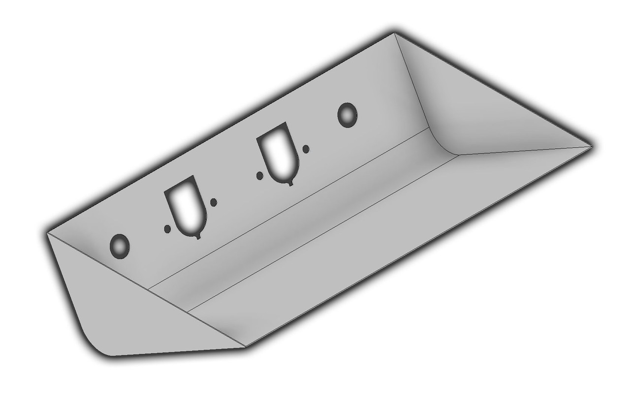 Recessed Airline Box -7-Design - Trailer Air & (1) 7-way - Thumbnail 3