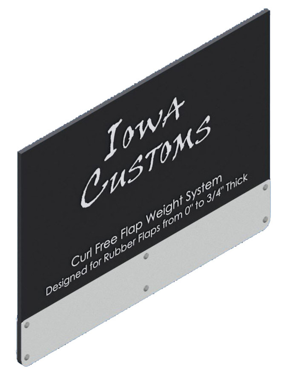 Iowa Customs Curl Flap Weights - Tapered - 0" to 1/2" Thick Flap - Tapered - Thumbnail 3