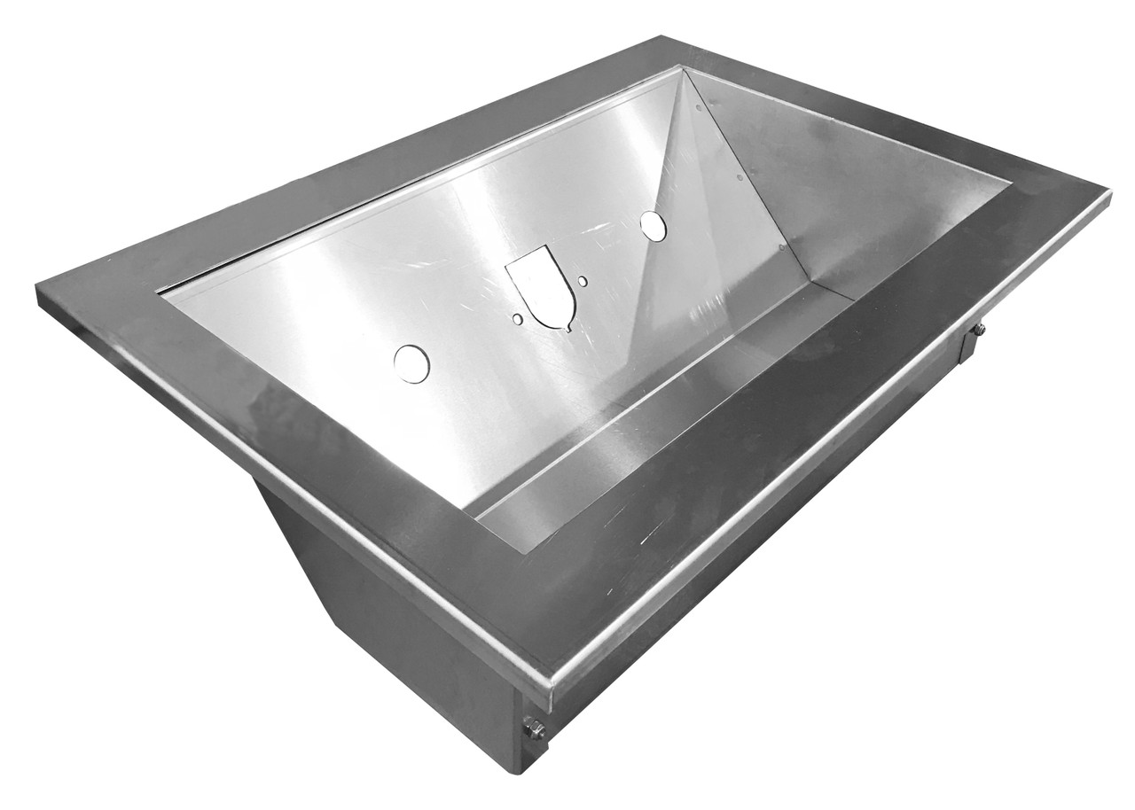 Merritt Dyna Deck System - Recessed Airline Box - Smooth Aluminum