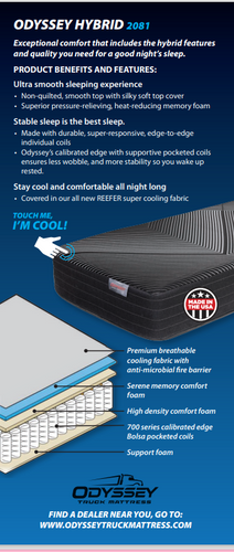 Odyssey Hybrid Mattress - Thumbnail 2